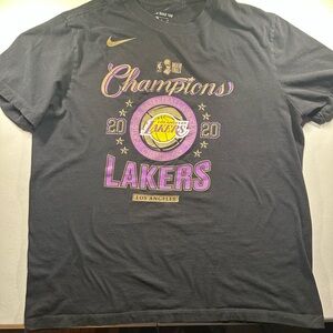 Nike Black Tee with Gold Accents